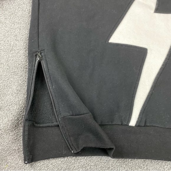 Neil Barrett Thunderbolt Black White Sweater Men’s Size Medium - Picture 5 of 14